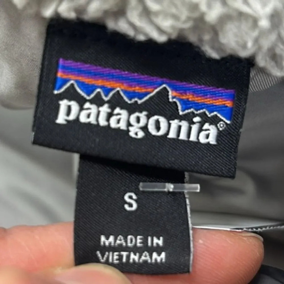 Patagonia Los Gatos Deep Fleece Light Gray Vest Size S - Picture 7 of 14
